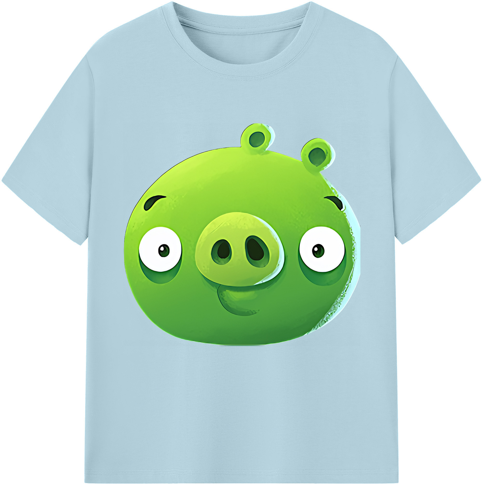 （画像用） Angry Birds アングリーバード 綿100％半袖Tシャツ（フロントプリント）